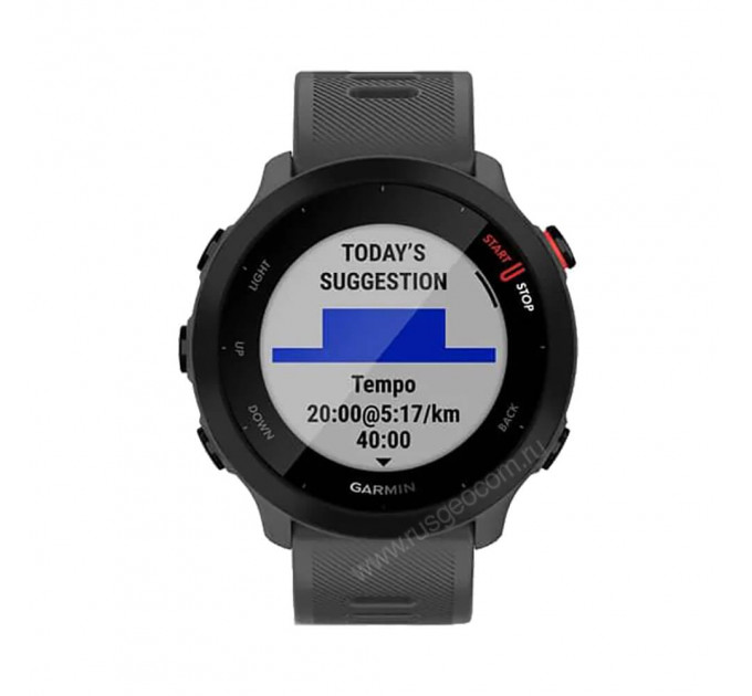 Часы Garmin Forerunner 55 серые, 108878, от производителя Garmin