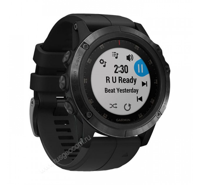Часы Garmin Fenix 5X Plus Sapphire черный с черным ремешком Россия, 100125, от производителя Garmin