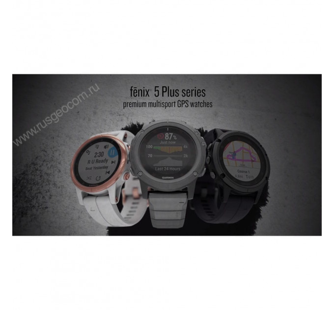 Часы Garmin Fenix 5S Plus розовое золото с белым ремешком, 85076, от производителя Garmin