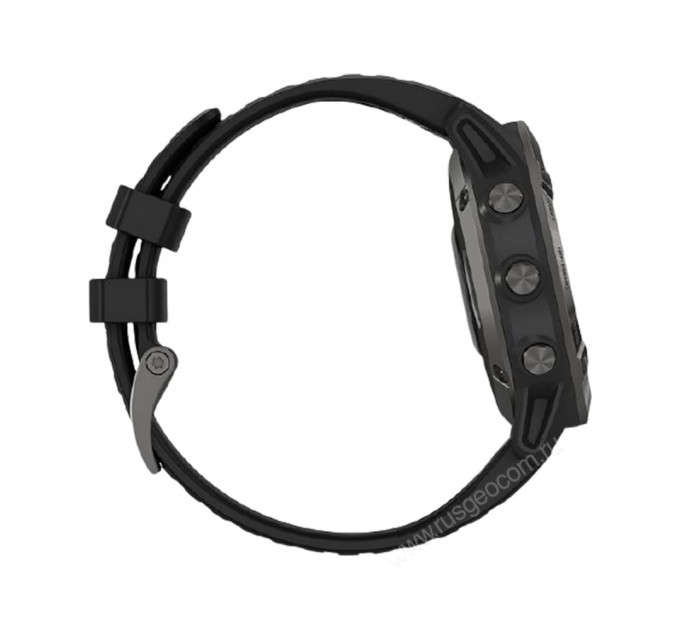 Часы Garmin Fenix 6 Sapphire серые с черным ремешком, 95318, от производителя Garmin