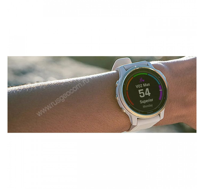 Часы Garmin Fenix 6S Pro Solar аметистовый с темно-серым ремешком, 100118, от производителя Garmin
