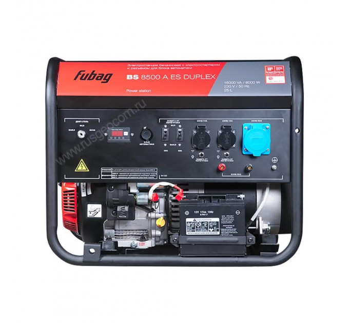 Бензиновый генератор FUBAG BS 8500 A ES DUPLEX, 112259, от производителя FUBAG