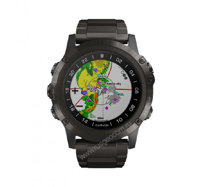 Часы Garmin D2 Delta PX для пилотов с титановым DLC ремешком, 98682, от производителя Garmin