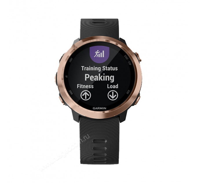 Часы Garmin Forerunner 645 Music розовое золото с черным ремешком, 100155, от производителя Garmin