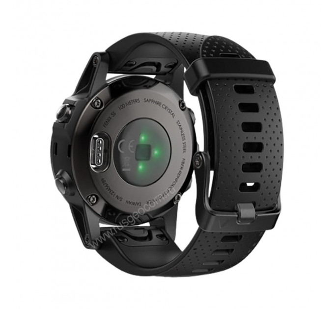 Часы Garmin Fenix 5S Sapphire черные с черным ремешком, 81378, от производителя Garmin