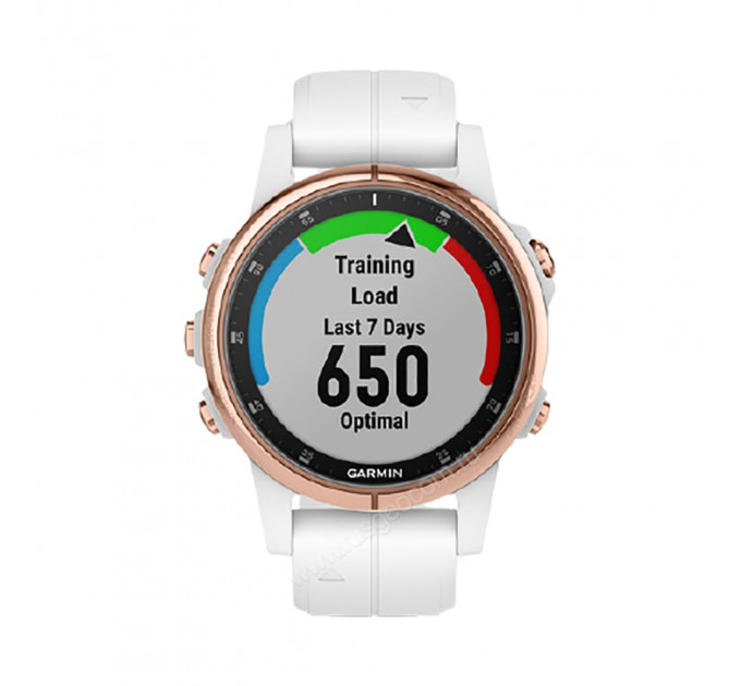 Часы Garmin Fenix 5S Plus розовое золото с белым ремешком, 85076, от производителя Garmin