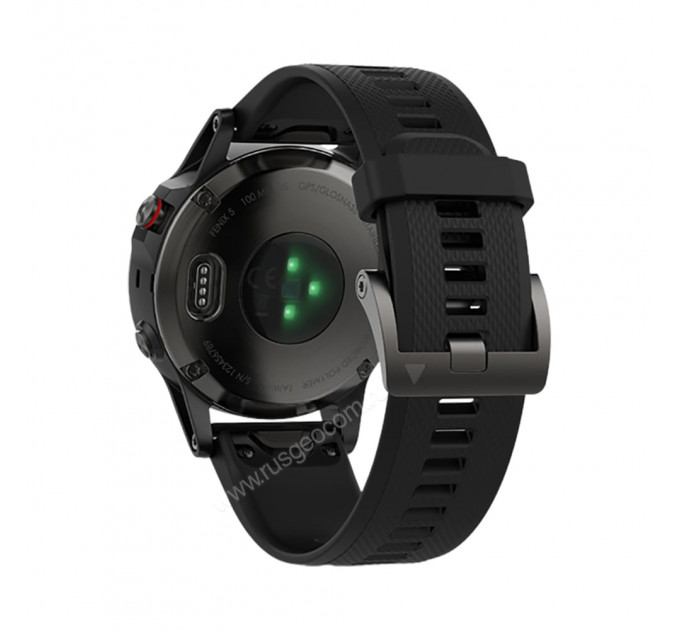 Часы Garmin Fenix 5 Sapphire черные с черным ремешком, 106578, от производителя Garmin