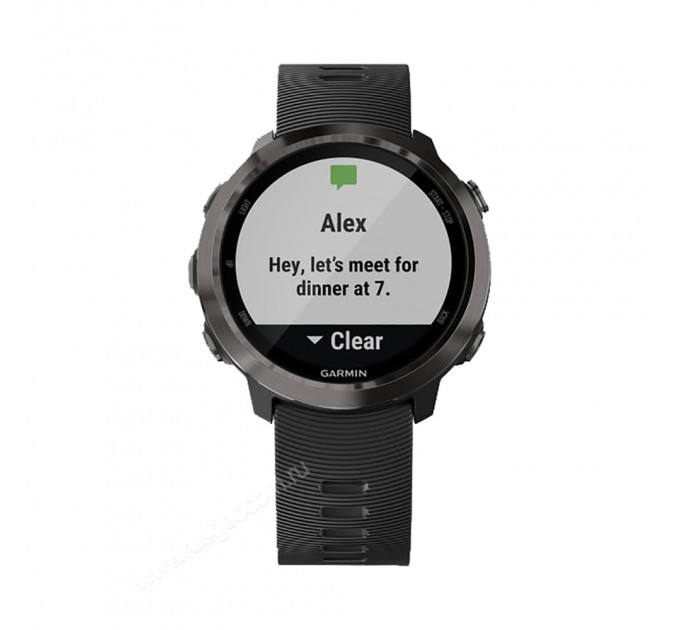 Часы Garmin Forerunner 645 Music серые с черным ремешком, 100154, от производителя Garmin