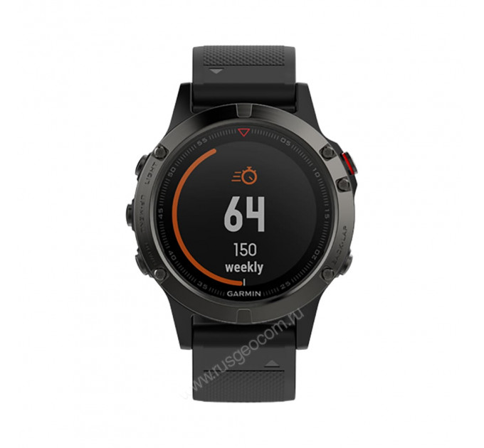 Часы Garmin Fenix 5 Sapphire черные с черным ремешком, 106578, от производителя Garmin
