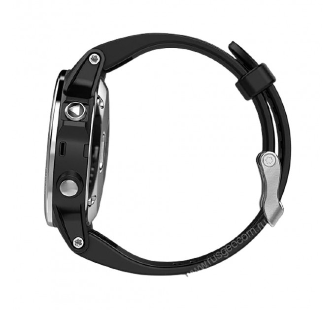 Часы Garmin Fenix 5S серебристые с черным ремешком, 81376, от производителя Garmin