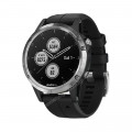 Часы Garmin Fenix 5 Plus серебристые с черным ремешком, 95317, от производителя Garmin