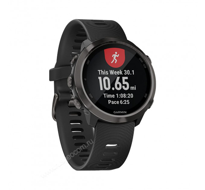 Часы Garmin Forerunner 645 Music серые с черным ремешком, 100154, от производителя Garmin
