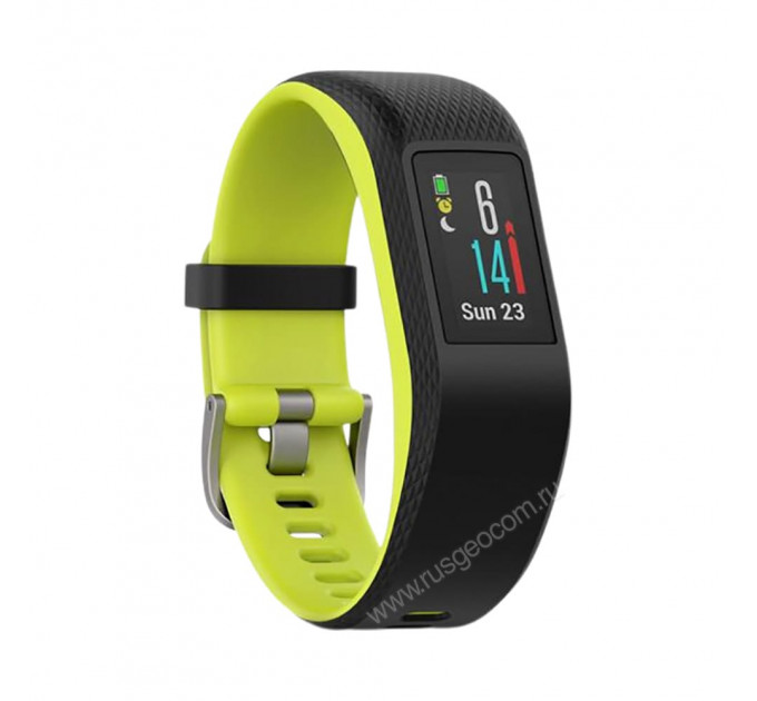 Фитнес-браслет Garmin Vivosport с GPS лимонные большой размер, 85086, от производителя Garmin