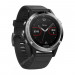 Часы Garmin Fenix 5 серебристые с черным ремешком, 100127, от производителя Garmin