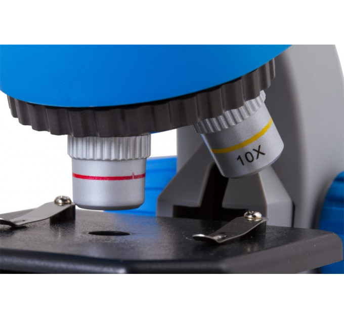 Микроскоп Bresser Junior 40x-640x, синий, 70123, от производителя BRESSER