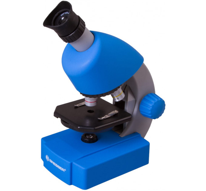 Микроскоп Bresser Junior 40x-640x, синий, 70123, от производителя BRESSER