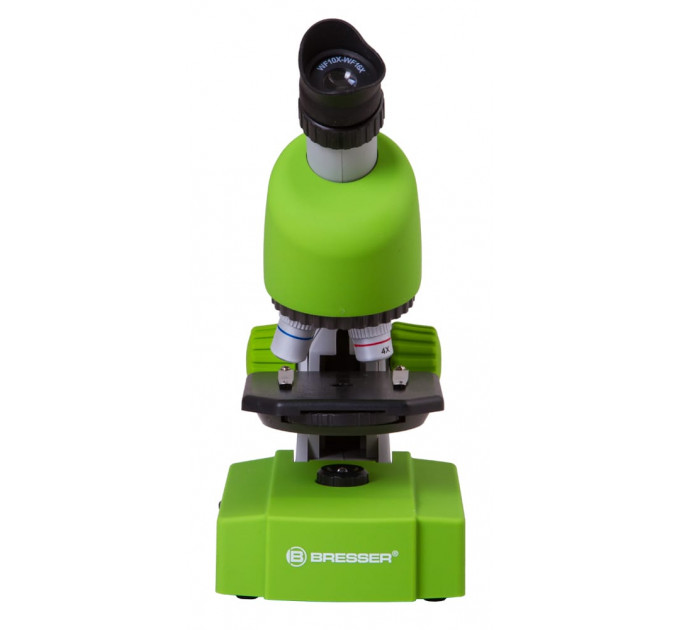 Микроскоп Bresser Junior 40x-640x, зеленый, 70124, от производителя BRESSER