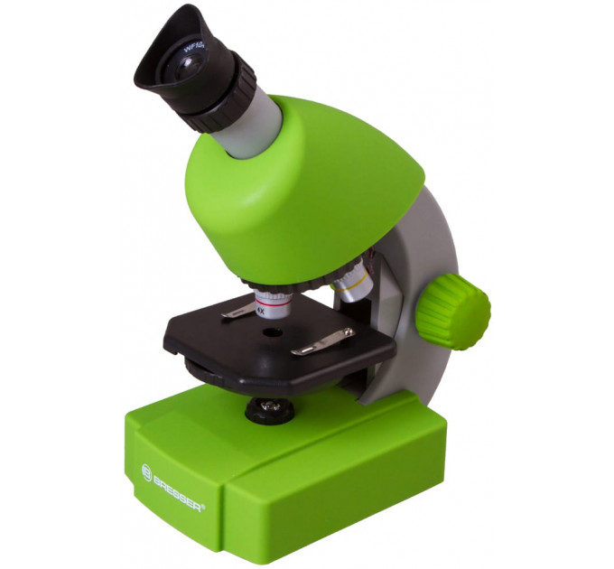 Микроскоп Bresser Junior 40x-640x, зеленый, 70124, от производителя BRESSER